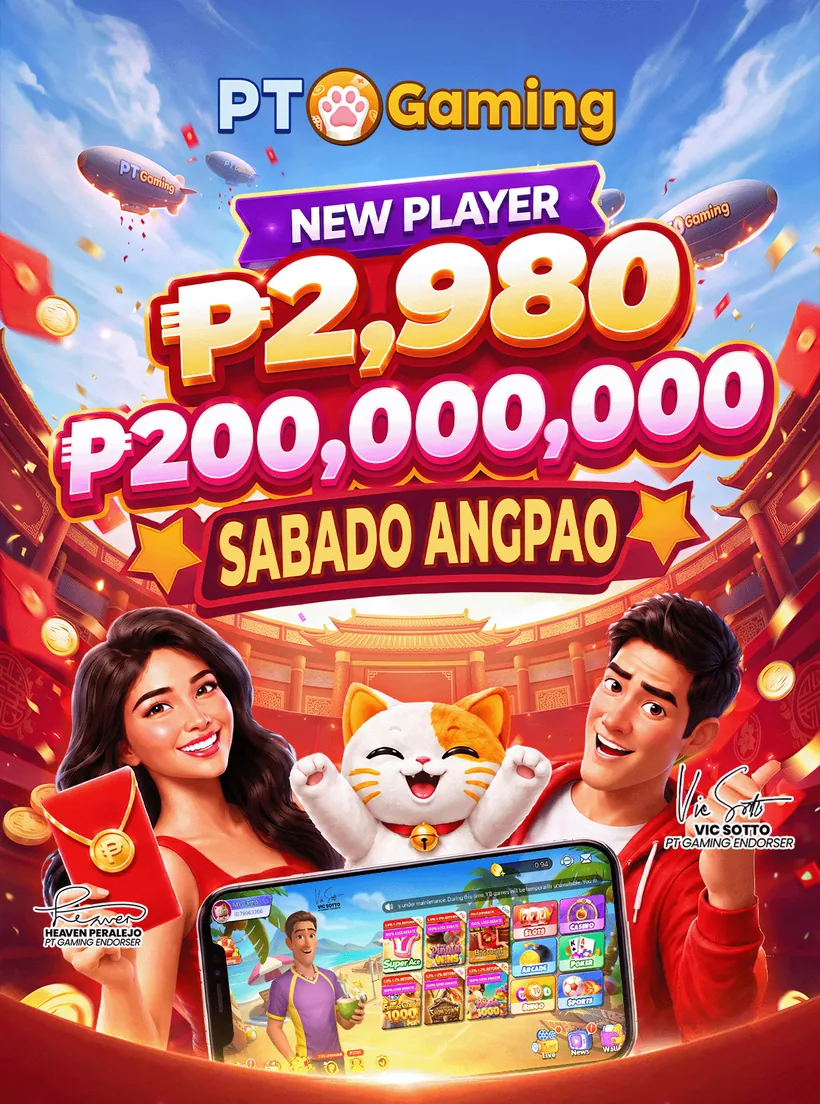 PT Gaming — new player welcome bonus up to ₱200,000,000