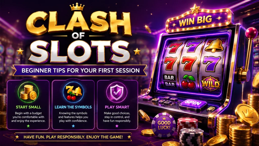Clash of Slots: Beginner Tips for Your First Session