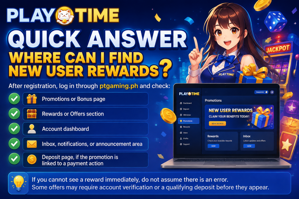 Where Can I Find New User Rewards