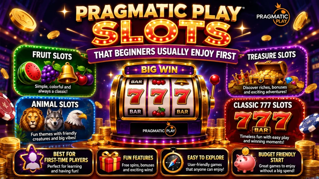 Pragmatic Play Slots That Beginners Usually Enjoy First