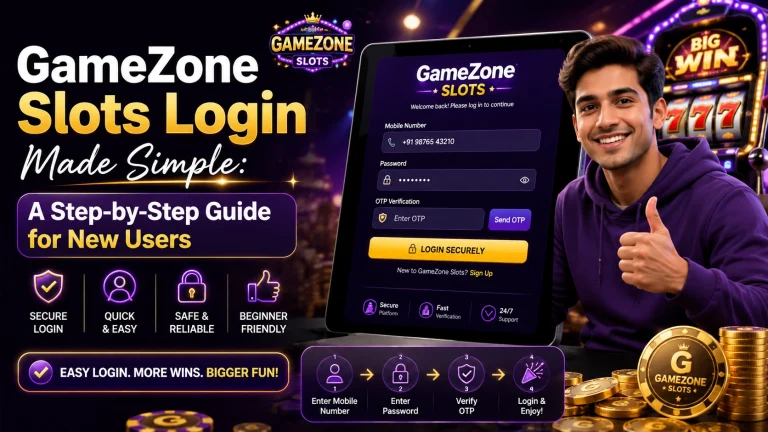 GameZone Slots Login Made Simple: A Step-by-Step Guide for New Users