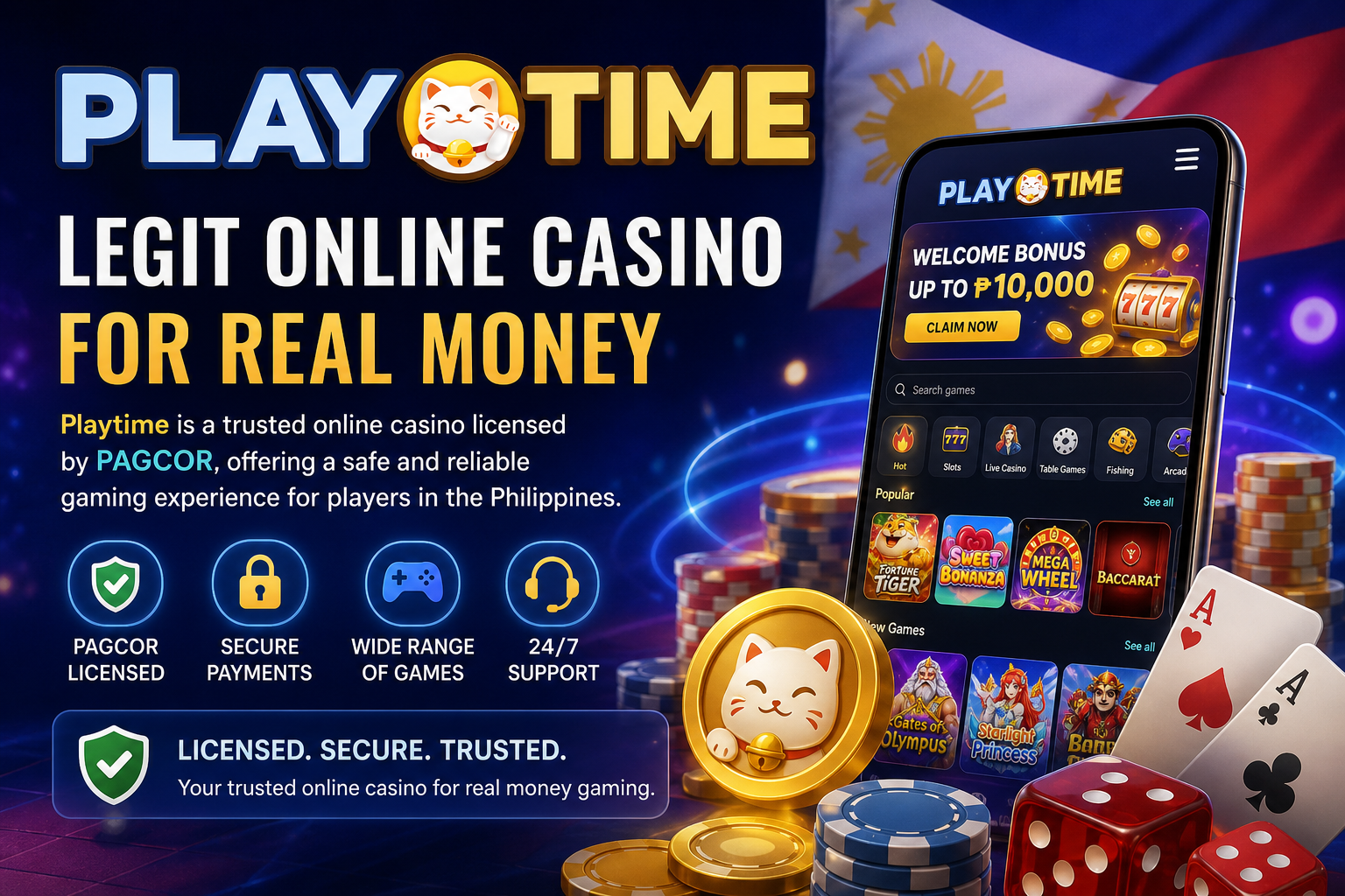 playtime Online Casino Is Legit for Real Money
