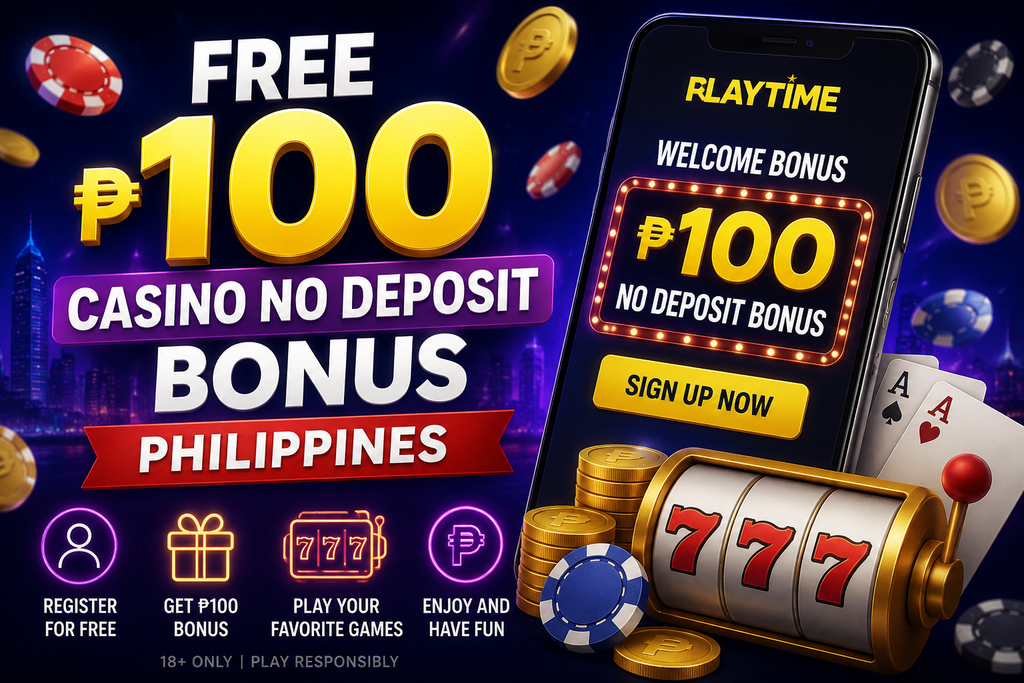 Get Free 100 Casino No Deposit Bonus Philippines with PT Gaming