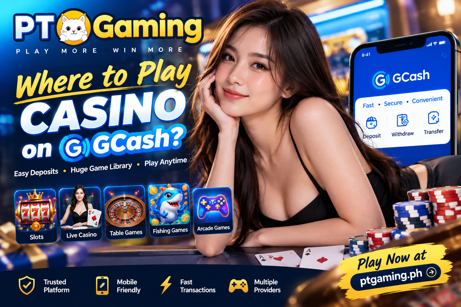 Where to Play Casino on GCash with PT Gaming
