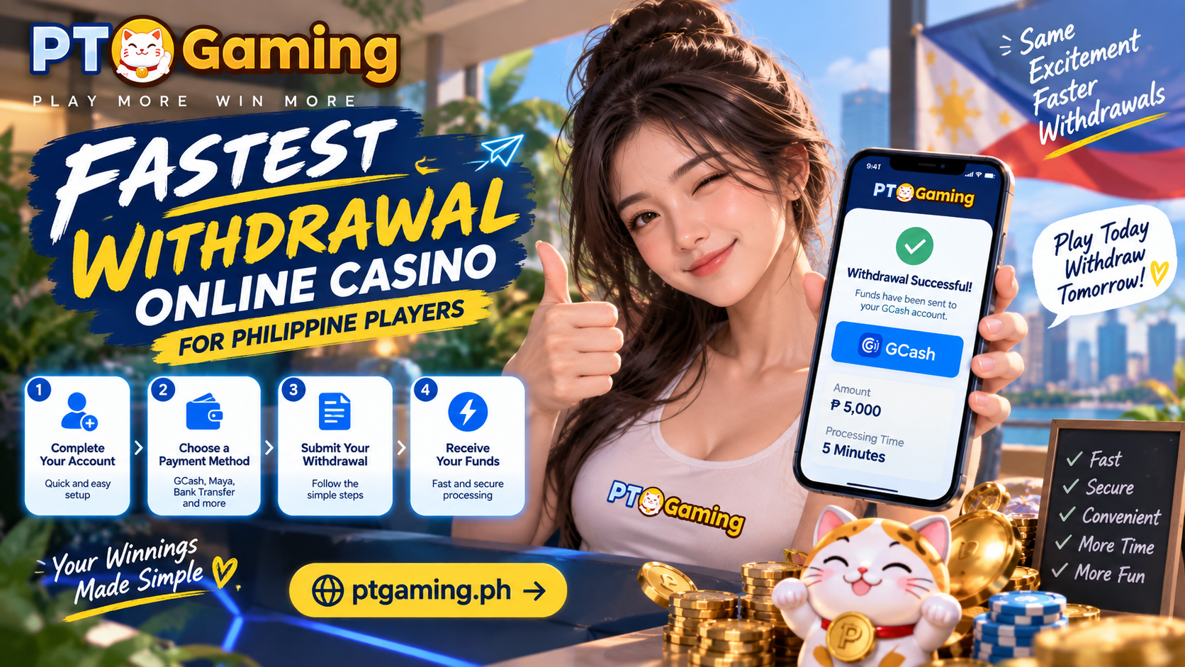 Fastest Withdrawal Online Casino Guide for PT Gaming Users