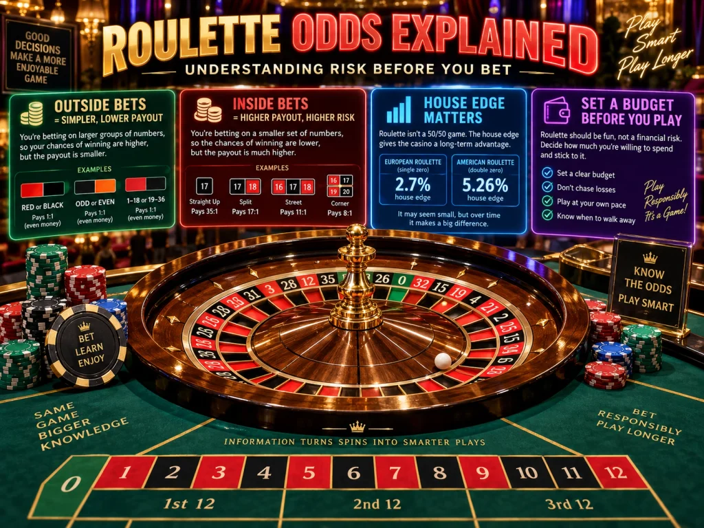 Roulette Odds Explained: Understanding Risk Before You Bet