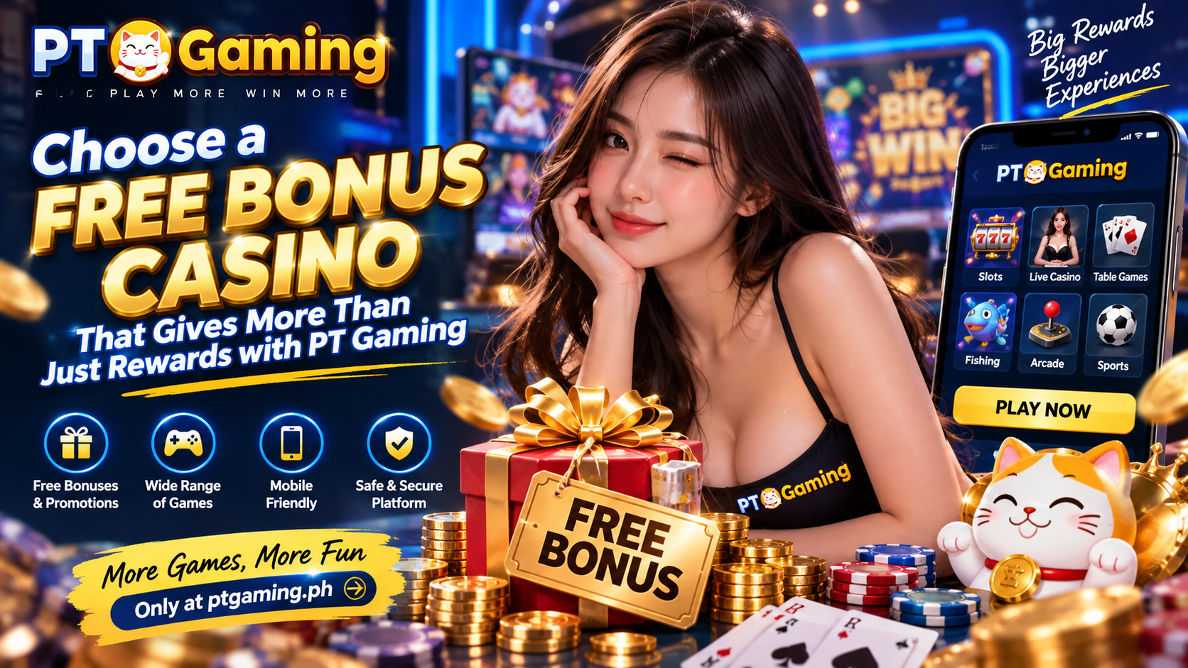 Free Bonus Casino Philippines Guide with PT Gaming