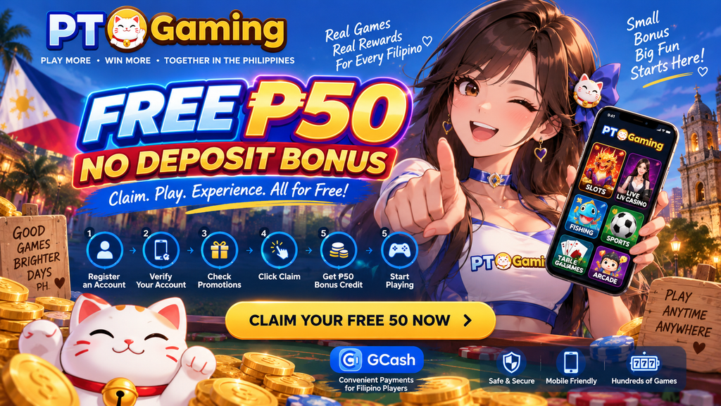 How to Claim PT Gaming Free 50 No Deposit Bonus Philippines