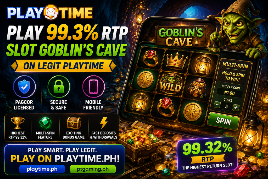 Play 99.3% RTP Slot Goblin’s Cave on Legit PT Gaming