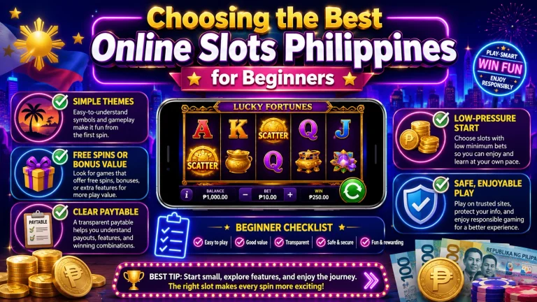 Choosing the Best Online Slots Philippines for Beginners